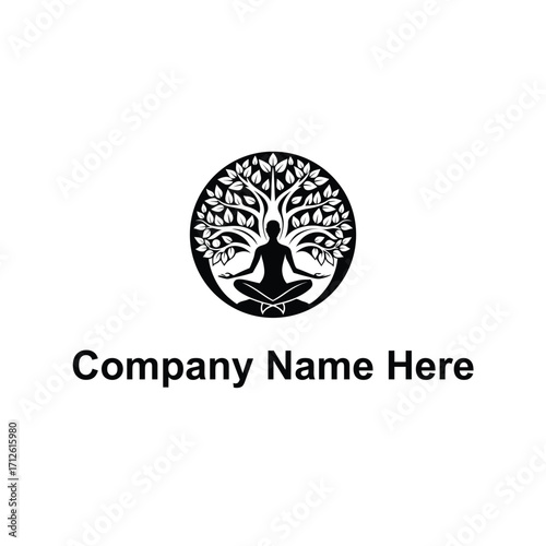 restaurant and yoga logo