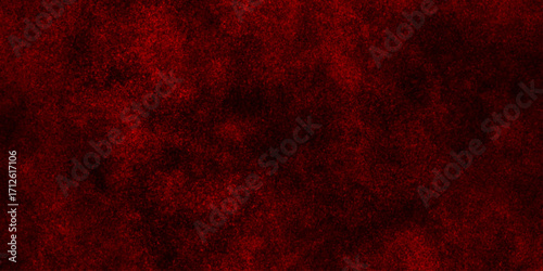 Abstract red grunge natural smooth cement concrete floor and plaster dirty wall background texture. red marble texture and red paper texture. plastered long panoramic concrete wall background.