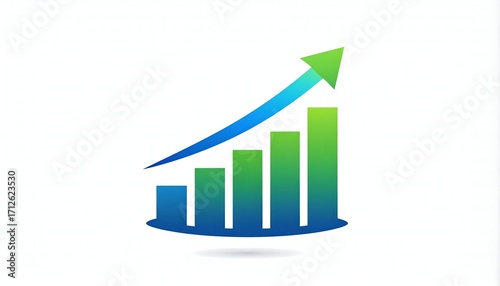 Free Download Growing Business Graph Success Isolated. - GFXLoad