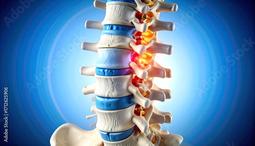 Spine Pain Backache Lower back pain.