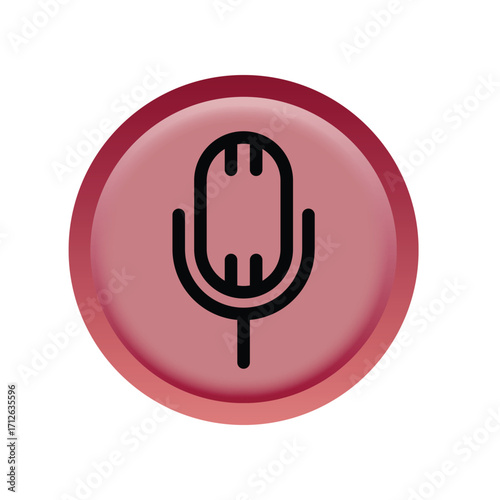 Mic icon design template