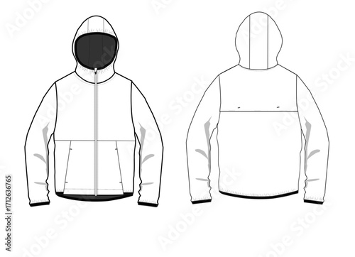 MINI BAND HOOD JACKET