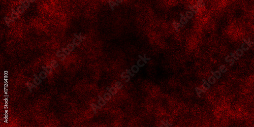 Abstract red grunge natural smooth cement concrete floor and plaster dirty wall background texture. red marble texture and red paper texture. plastered long panoramic concrete wall background.