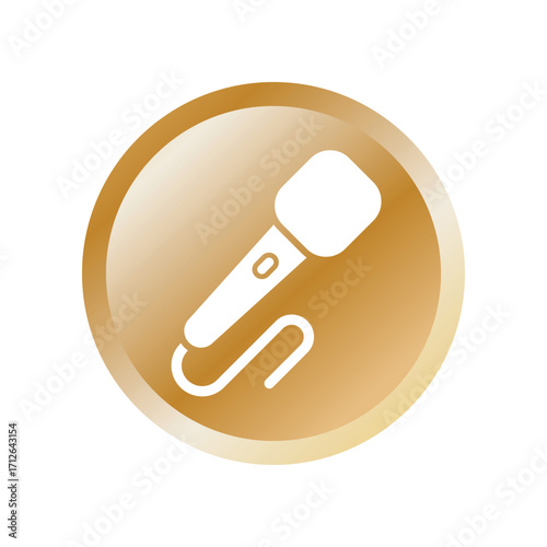 Mic icon design template