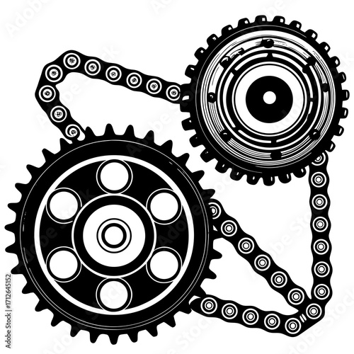black and white abstract background