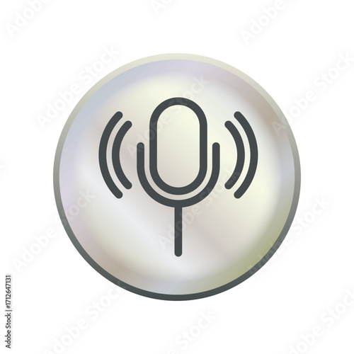 Mic icon design template