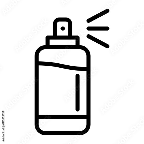 Air Freshener Vector Line Icon Design