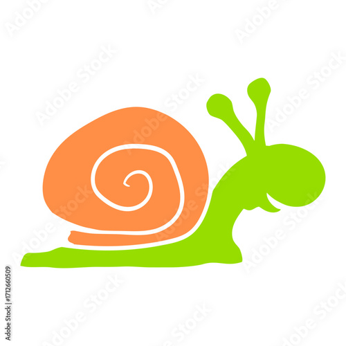 Snail shell cute sweet happy Cool funny cartoon