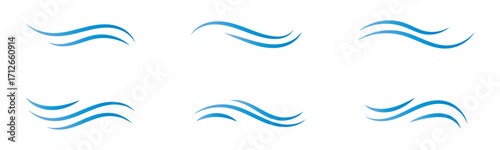 Wind blow vector. air flow symbol. vector illustration