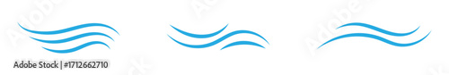 Wind blow line icon fresh vector cloud air isolated speed symbol. Wind blow air line icon logo.
