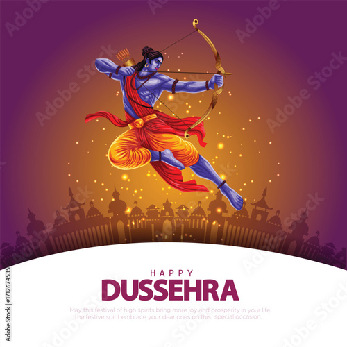 Happy Dussehra design