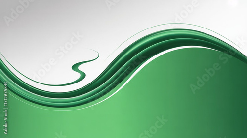 abstract green background with waves