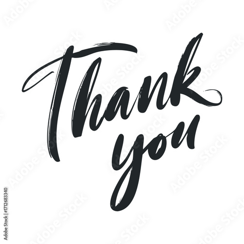 Elegant thank you greeting suitable for any occasion