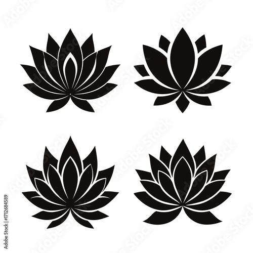 Outline kitchen and other items on transparent background