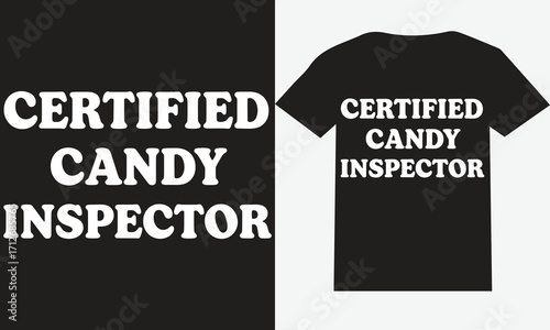 Minimalist Typography T-Shirt – Certified Candy Inspector