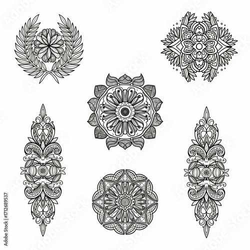 Intricate Mandala Designs Celebrating Cultural Festival Artistry and Heritage