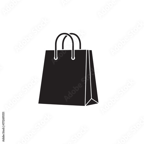 black shopping bag