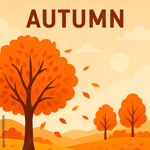 autumn tree background