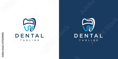 Monogram letter w logo design with teeth, design for a luxurious, elegant and simple business.