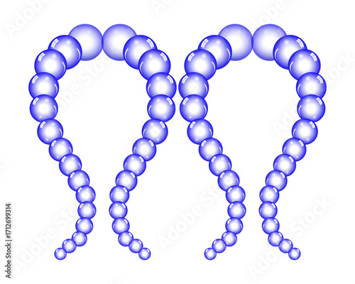 bubble icon vector illustration design template 