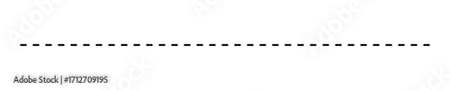 Long straight dashed line