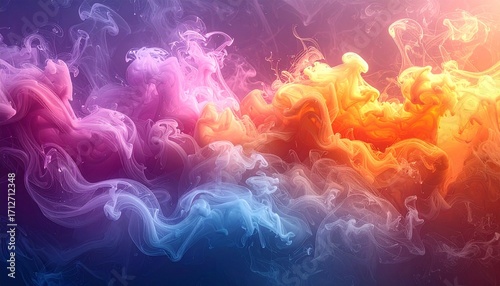 Abstract smoke colored texture