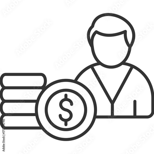 Income Outline Icon