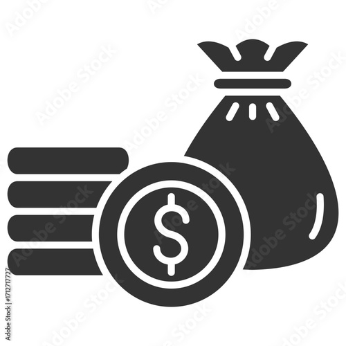 Money Glyph Icon