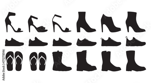 Footwear Silhouettes Collection shoe boot