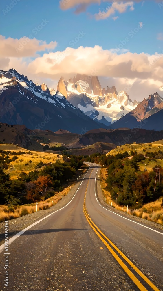 Fototapeta premium Scenic mountain road