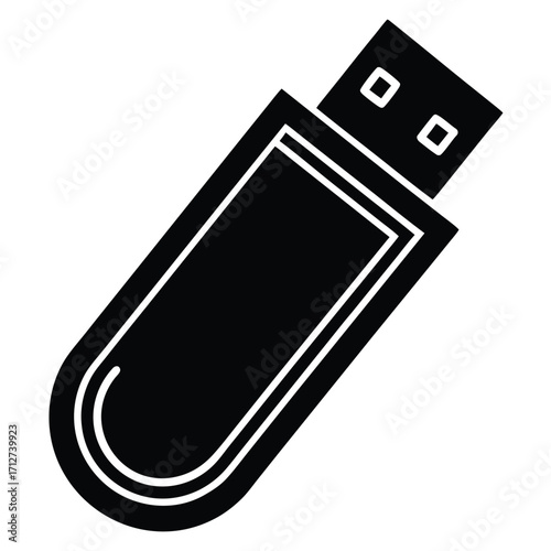 usb stick vectoe icon