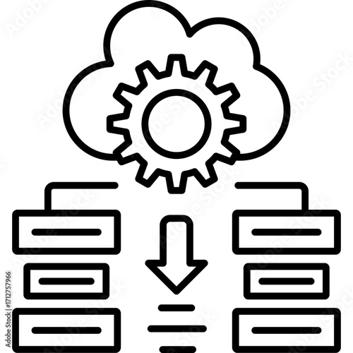 Cloud Server Icon