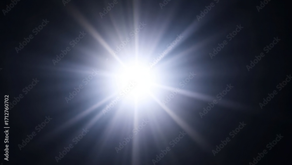 Obraz premium blue rays of light