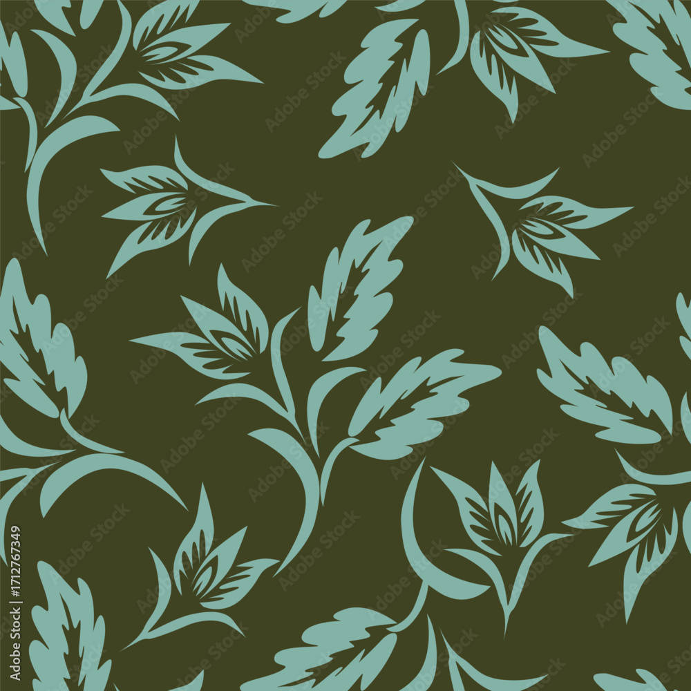 Fototapeta premium seamless floral pattern