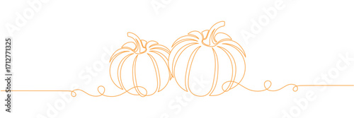 Orange halloween pumpkins isolated on white background