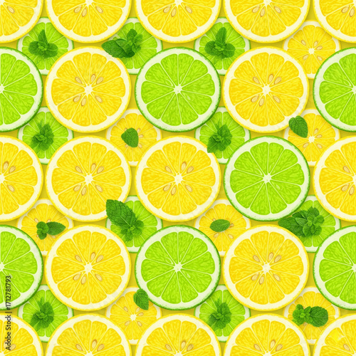 lemon slices background