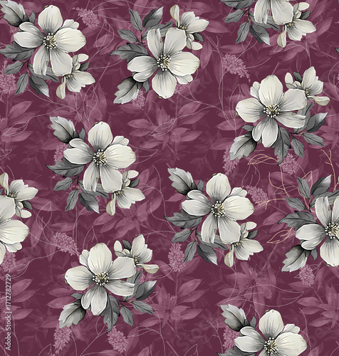 seamless floral background