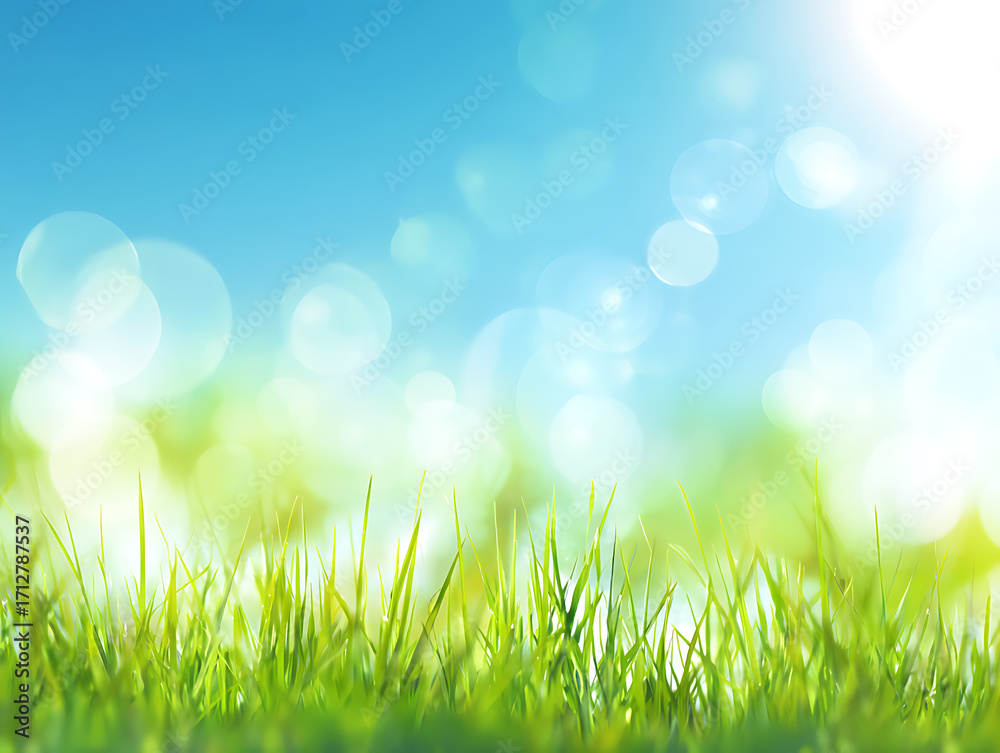 Obraz premium grass, spring