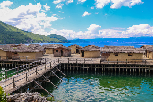 Photos Museum on water, Bay of Bones, prehistoric pile-dwelling, recreation of a bronze