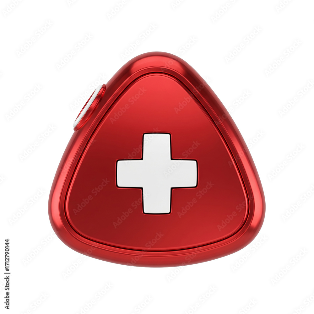 Obraz premium Stay prepared with the red first aid kit, a must-have for safety and emergency preparedness