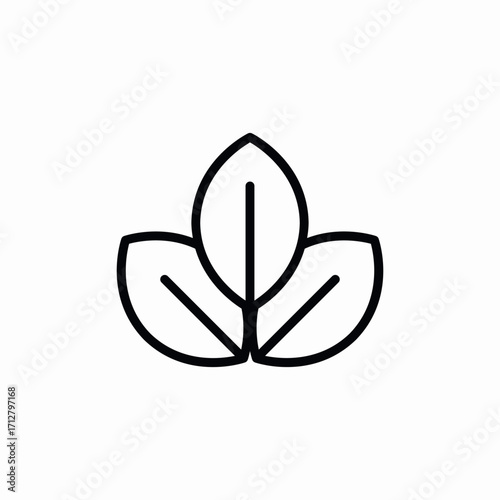 tea plant icon sign vector