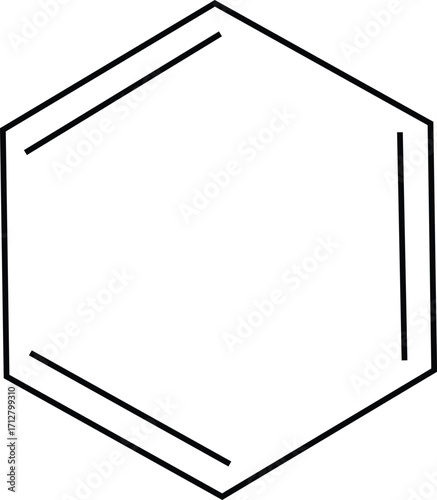 Benzene Chemical Structure | Aromatic Hydrocarbon Benzene | Benzene Skeletal Structure