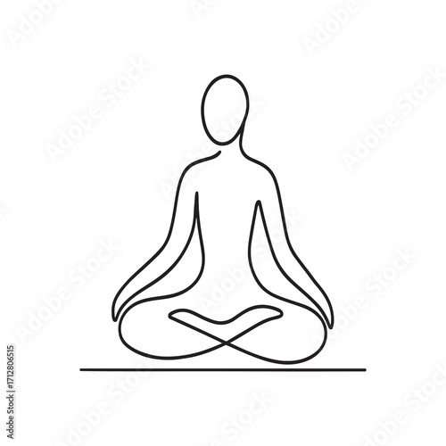 yoga lotus position