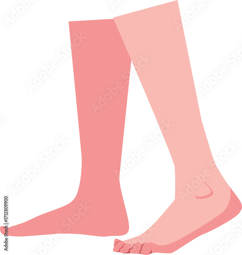 female legs in high heels