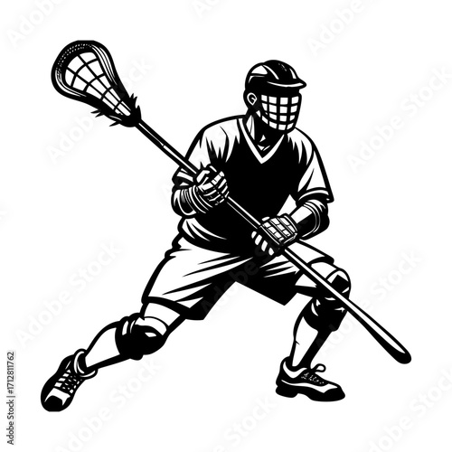 Lacrosse player