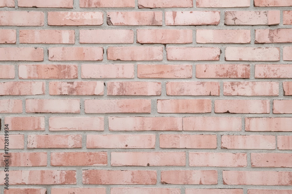 Obraz premium Background pattern featuring pastel bricks separated by gray concrete lines