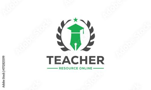 Teachers logo, Logo , Template