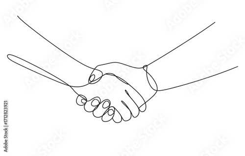 Two hands connect string creating heart symbol love partnership unity concept vector