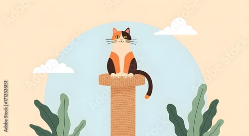 woman and cat