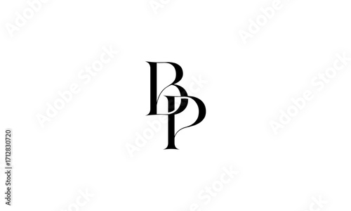 BP initial letters, monogram logo